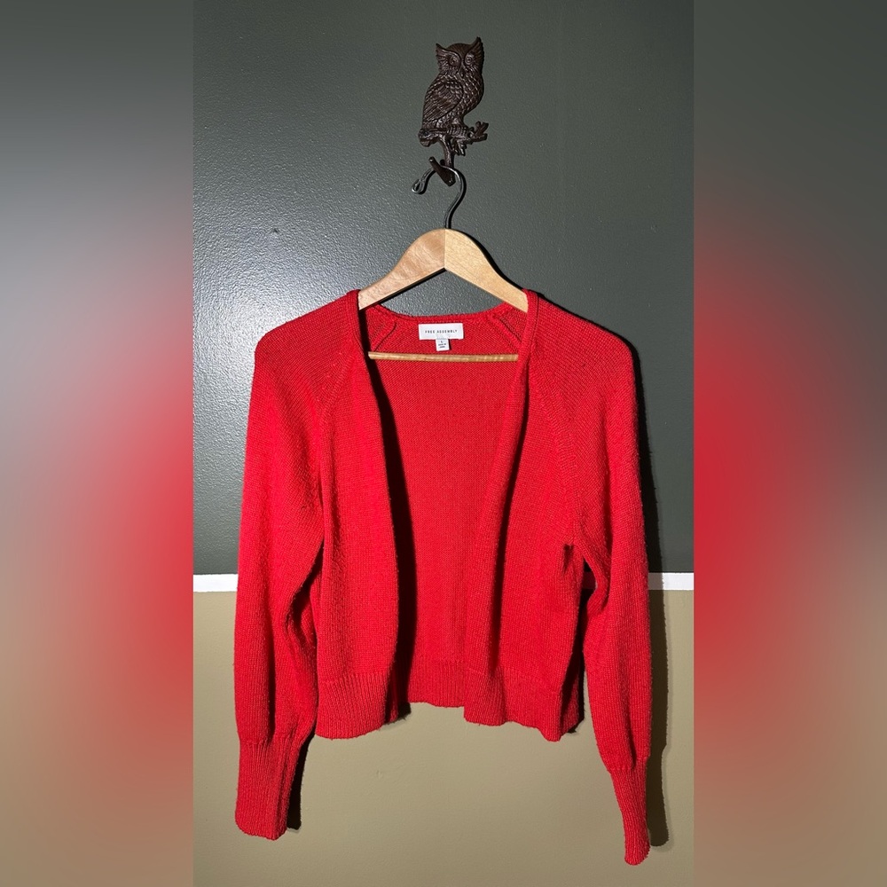 Vibrant Red Women's Cardigan